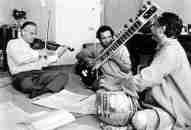 Yehudi Menuhin (Violin), Ravi Shankar (Sitar) and Alla Rakha (Tabla)