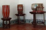 (Exhebition: Musical instruments from India at Havana’s Asia Museum. photo: Irina Echarry)